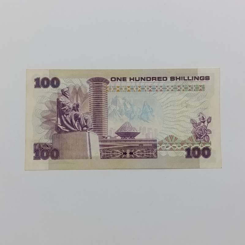 Kenya 100 Shilling 1980 uncirculated (dents)