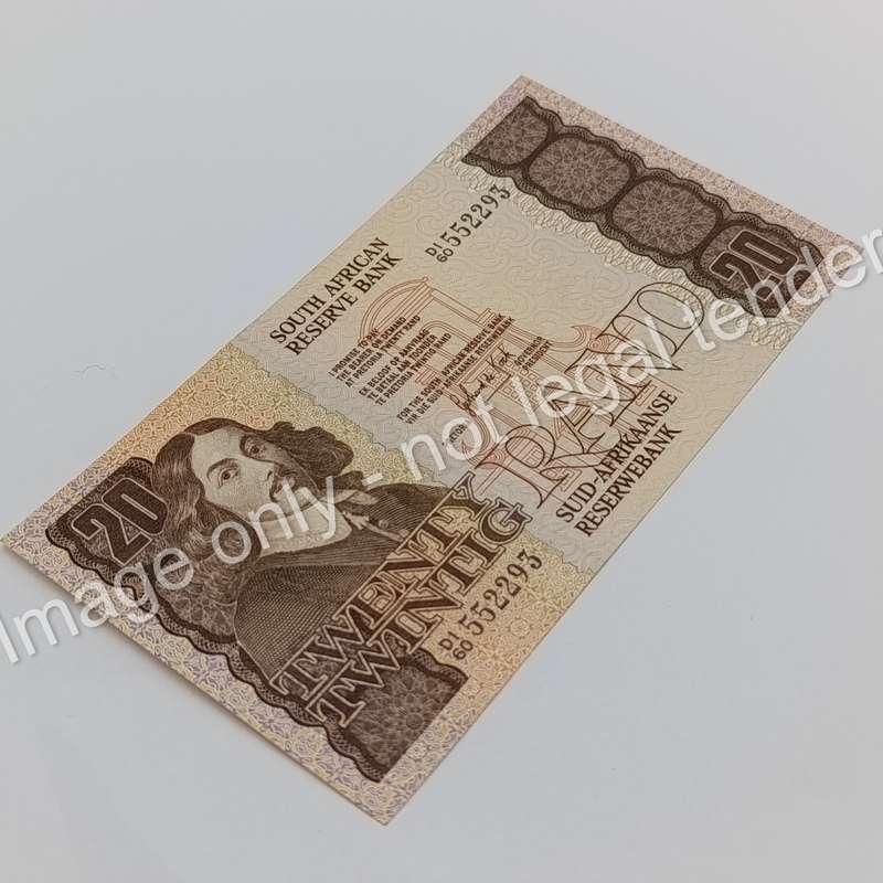 South Africa R20 Gerhard de Kock banknote uncirculated