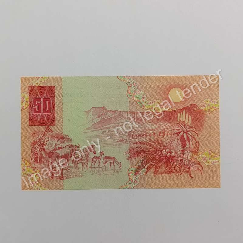 South Africa R50 banknote Gerhard de Kock uncirculated