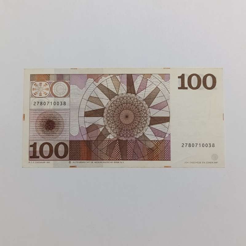 Netherlands 100 Gulden banknote 1970 XF