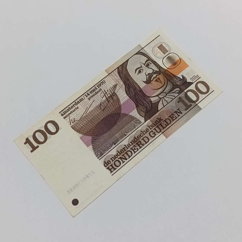 Netherlands 100 Gulden banknote 1970 XF