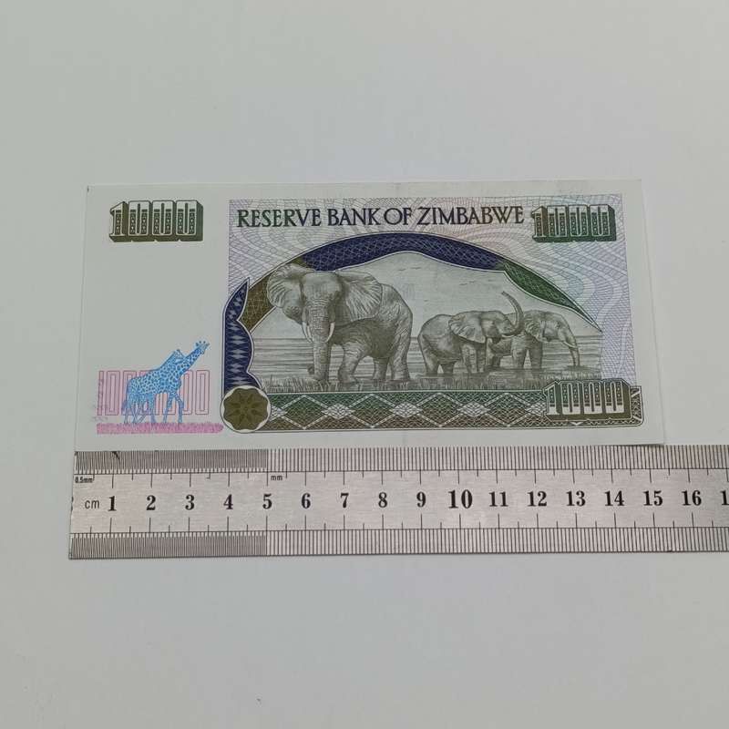 Zimbabwe $1000 Harare 2003 lot of 3 uncirculated banknotes - series WA,WB,WC