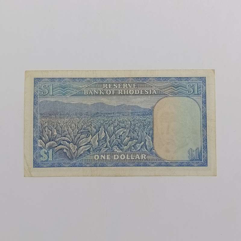 Rhodesia One dollar banknote 1 Nov 1976 - VF+