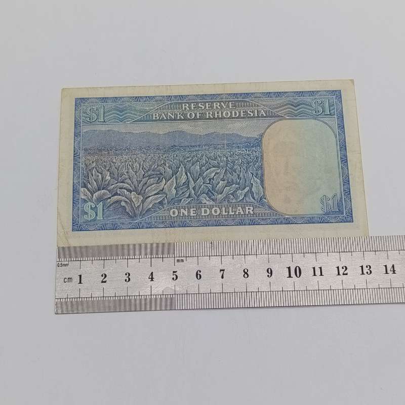 Rhodesia One dollar banknote 1 Nov 1976 - VF+