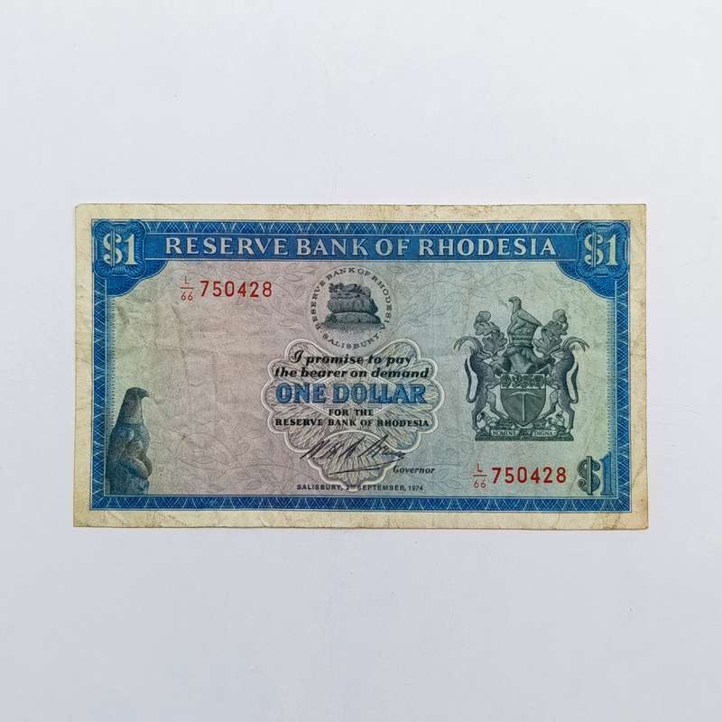 Rhodesia $1 Banknote collection 6 different issues