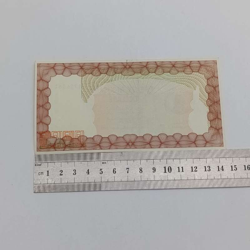 Zimbabwe $20 000 Bearer cheque issued 15 Sept 2003 uncirculated J number