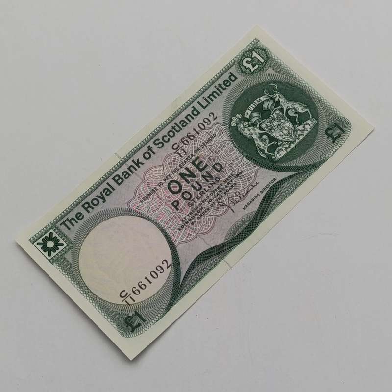 Scotland One pound 1981 Royal bank of Scotland uncirculated