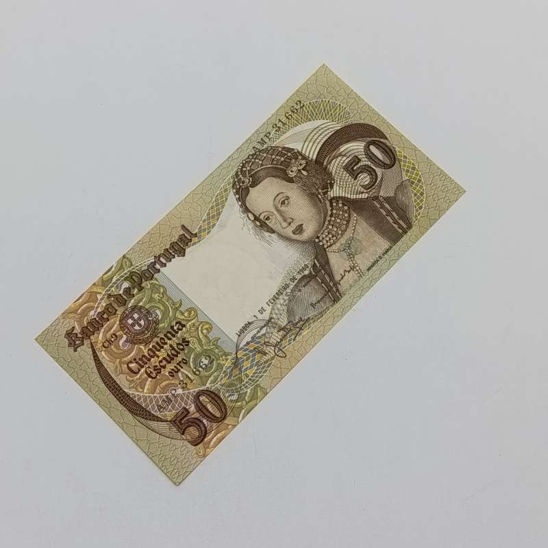 Portugal 50 Escudos banknote 1980 uncirculated