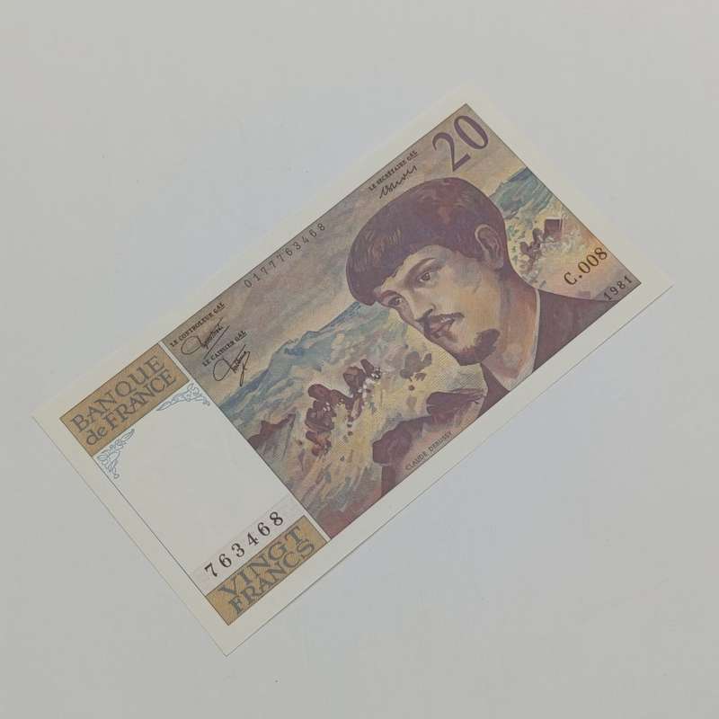 France 20 Francs  banknote 1981 uncirculated
