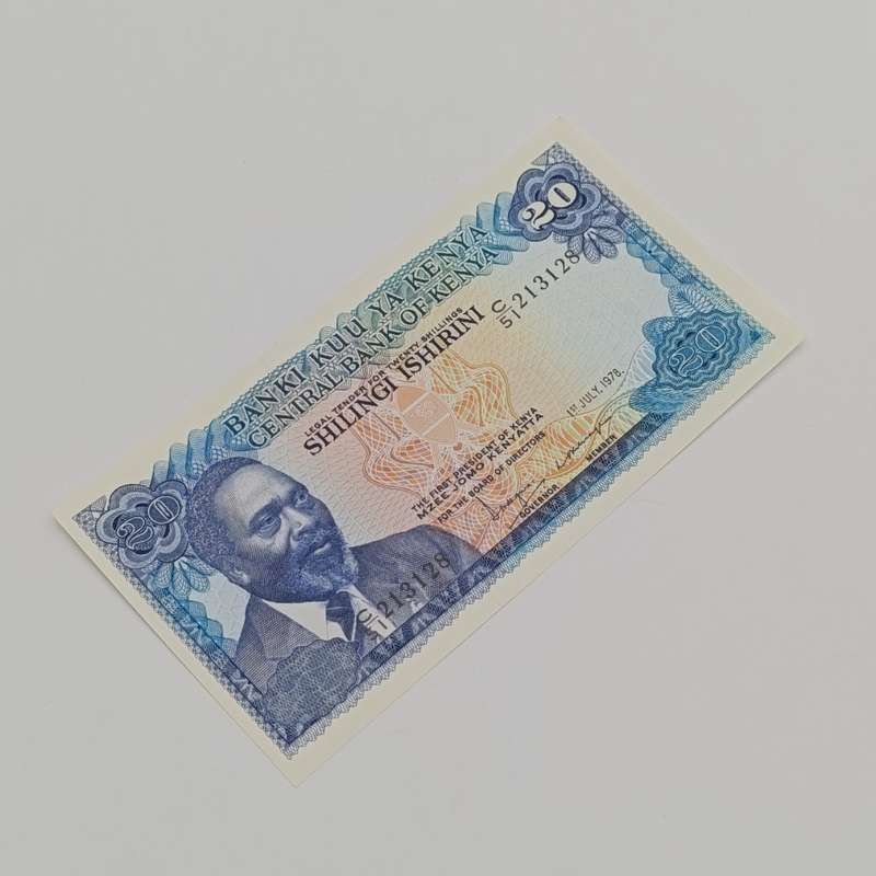 Kenya 20 Shilingi banknote crisp uncirculated 1978