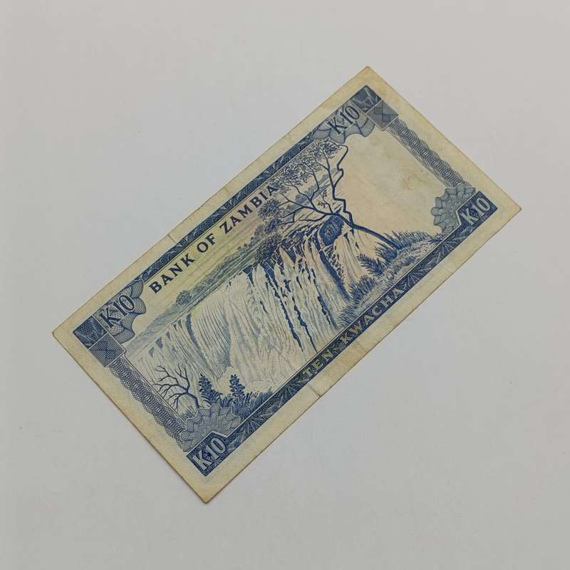 Zambia 10 Kwacha 1969 JB zulu signature