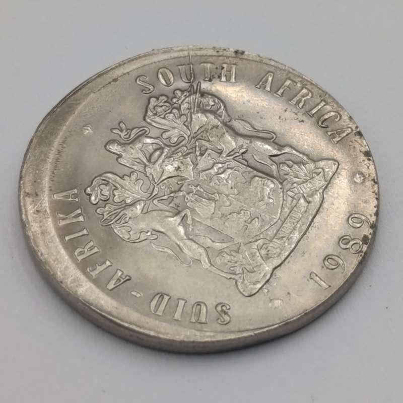 South Africa 1989 Error 20 cent - misstruck