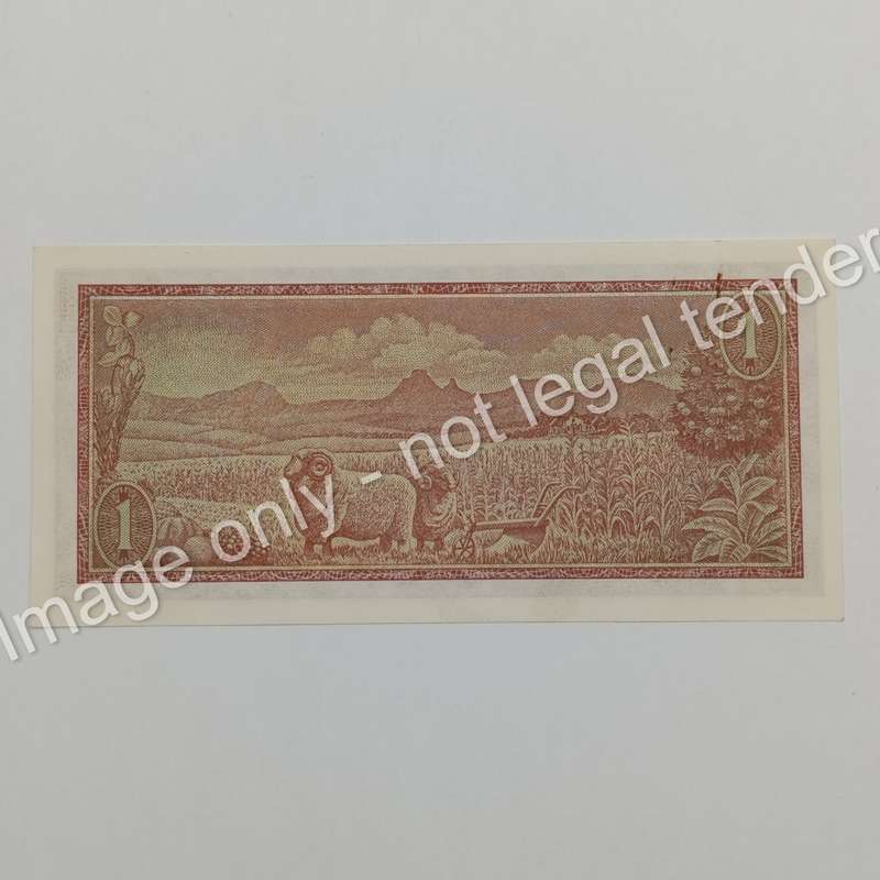 Lot of 10 TW de Jongh 2nd issue 1973 R1 banknotes - uncirculated with consecutive numbers