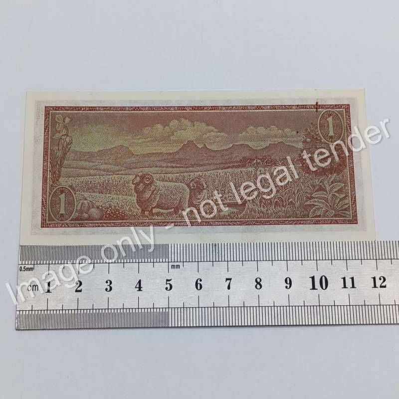 Lot of 10 TW de Jongh 2nd issue 1973 R1 banknotes - uncirculated with consecutive numbers