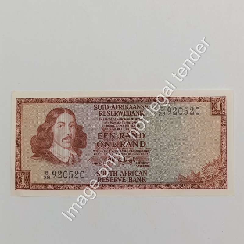Lot of 10 TW de Jongh 3rd issue R1 notes uncirculated with consecutive numbers