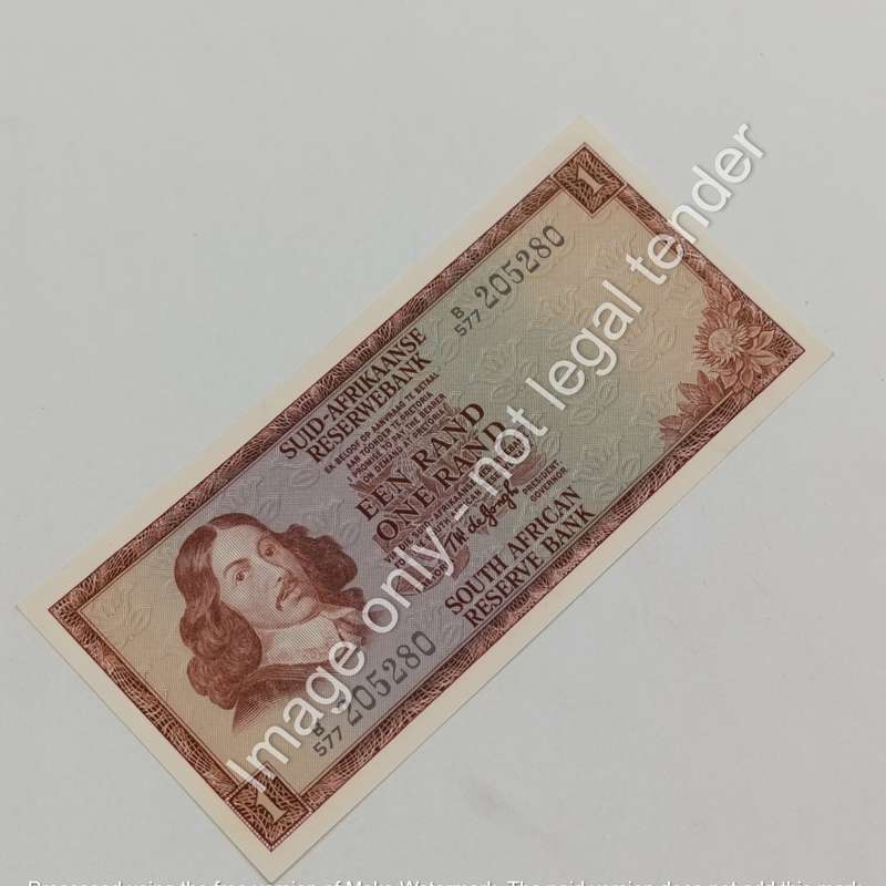 Lot of 9 TW de Jongh 1975 3rd issue R1 notes uncirculated with consecutive numbers