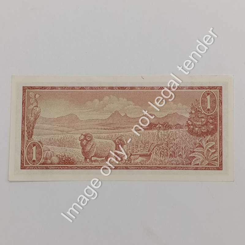 Lot of 9 TW de Jongh 1975 3rd issue R1 notes uncirculated with consecutive numbers