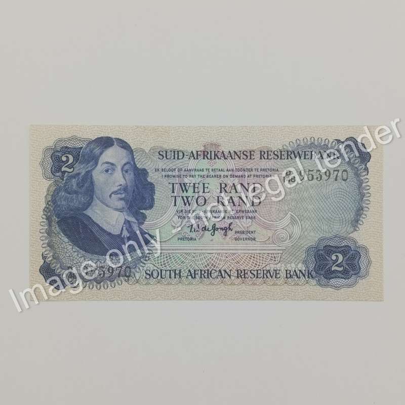 Lot of 5 TW de Jongh 3rd issue R2 notes - uncirculated with consecutive numbers