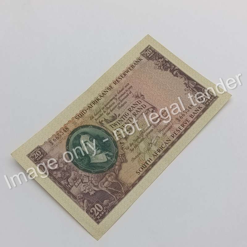 Lot of 3 Rissik D2 R20 banknotes with consecutive numbers unused but centre crease