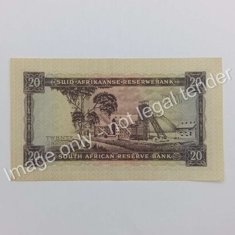 Lot of 3 Rissik D2 R20 banknotes with consecutive numbers unused but centre crease