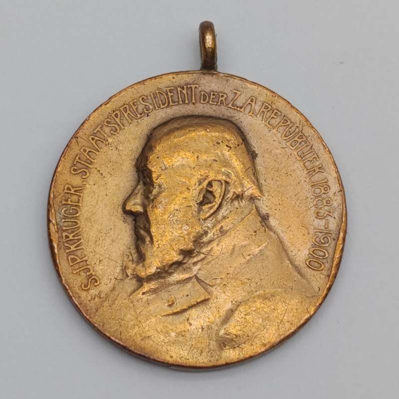 Paarl Kruger Volksstem medallion 1904