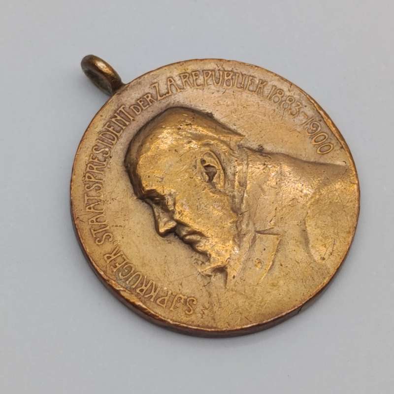 Paarl Kruger Volksstem medallion 1904