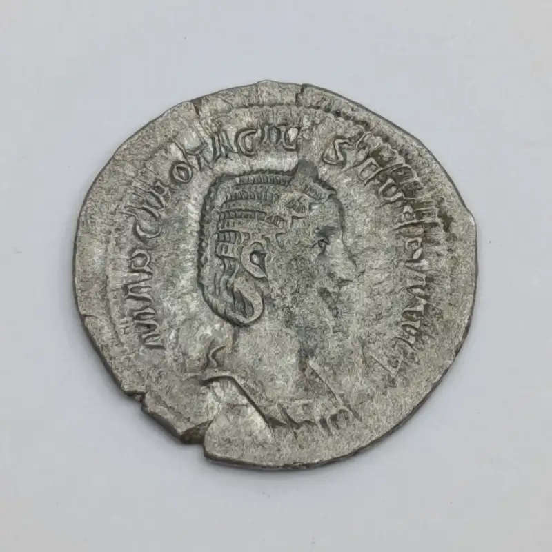 Ancient Imperial Roman Octalia Severa (wife of emperor Philip the Arab) Antoninian silver coin