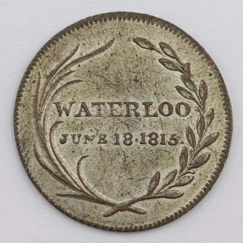 1815 Medal commemorating the role of crown prince Willem II at the battle of Waterloo