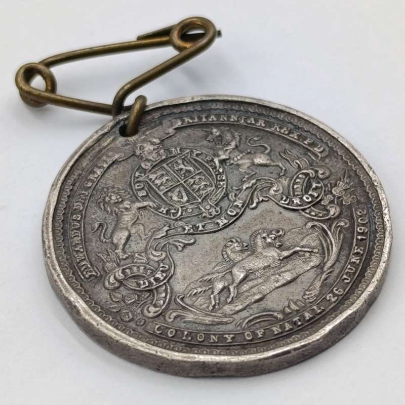 Colony of Natal 1902 Coronation of Edward 7 medallion