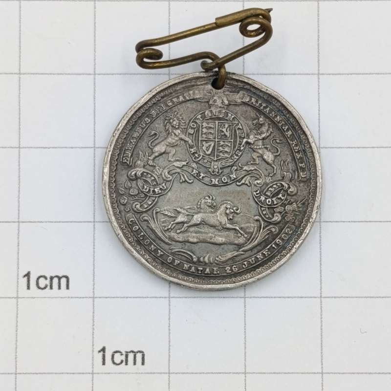 Colony of Natal 1902 Coronation of Edward 7 medallion