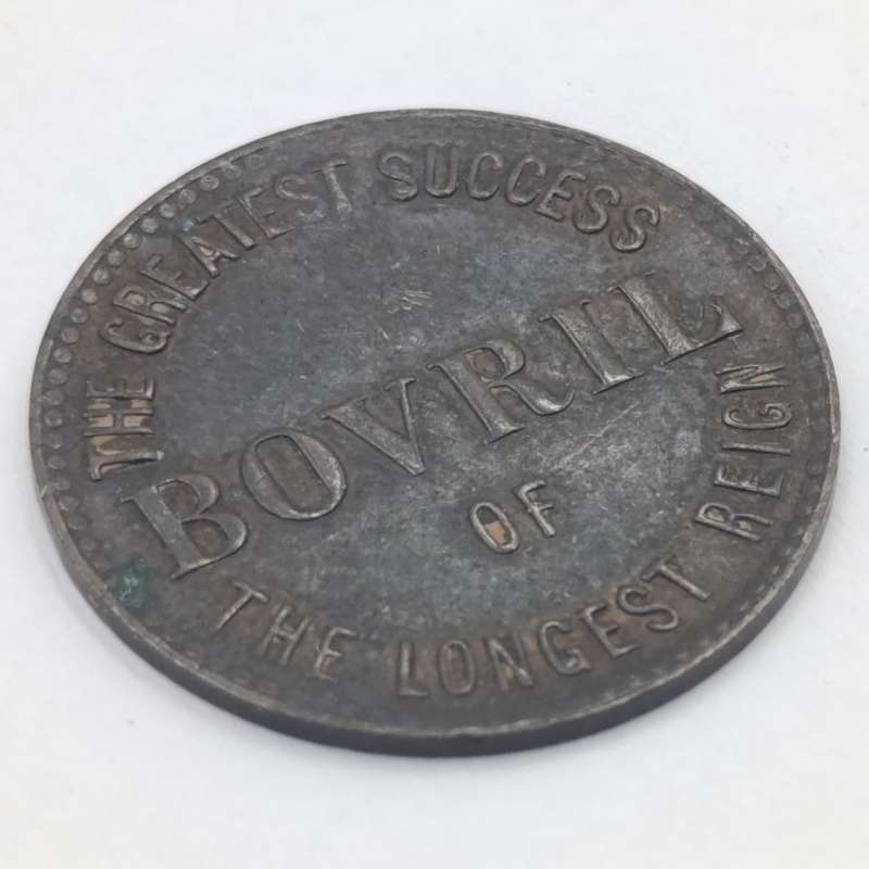 1897 Souvenir of the longest reign - Victoria medal - Bovril advertising