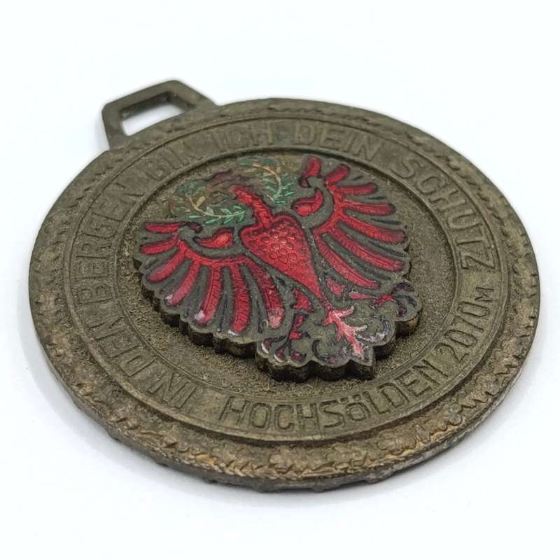 Austrian Hochsölden 2070m medallion