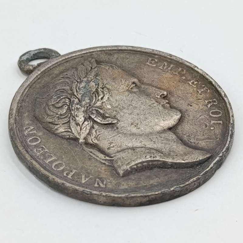 Napoleon medal - The French eagle on the throne