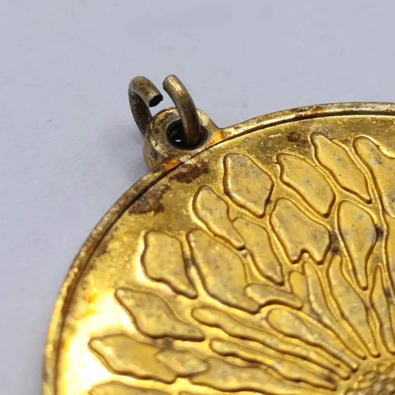 Franklin Mint Japanese pendant of the perfect blossom - Sterling Silver gold plated 25,6g