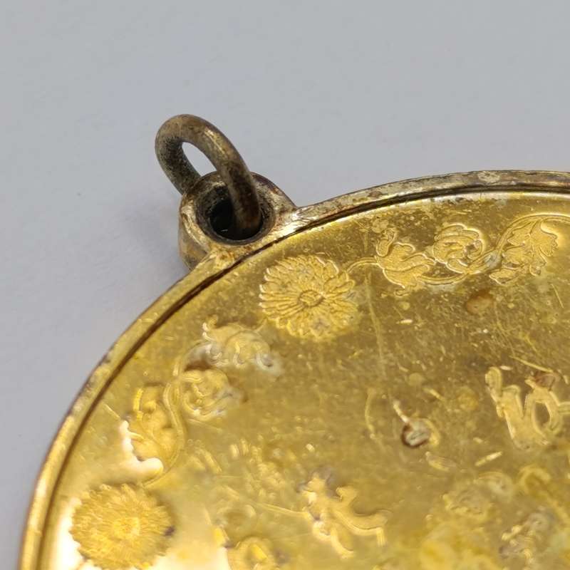 Franklin Mint Japanese pendant of the perfect blossom - Sterling Silver gold plated 25,6g