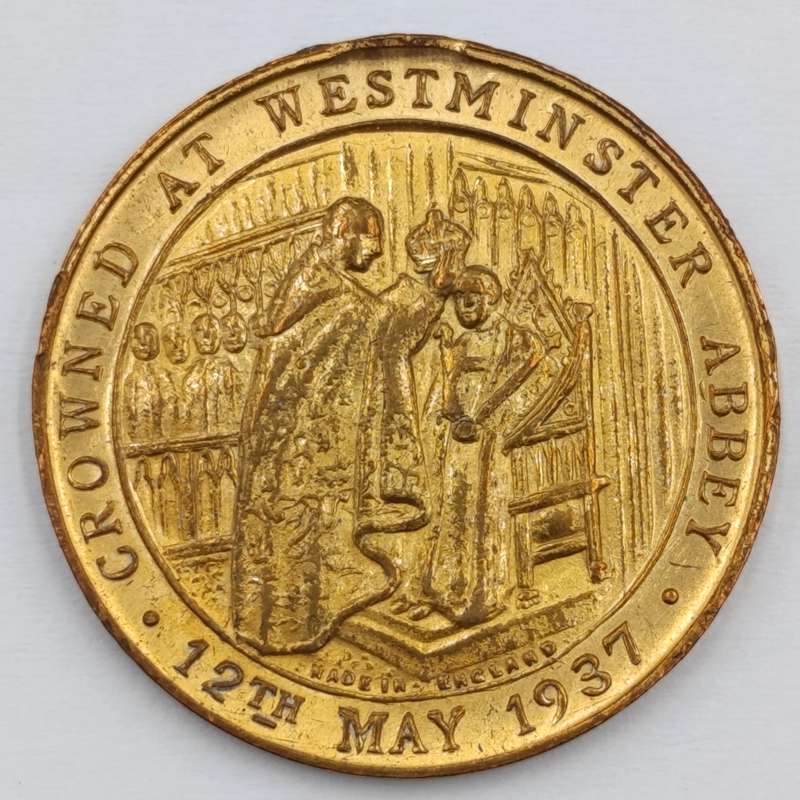 George 6 crowning 1937 medallion
