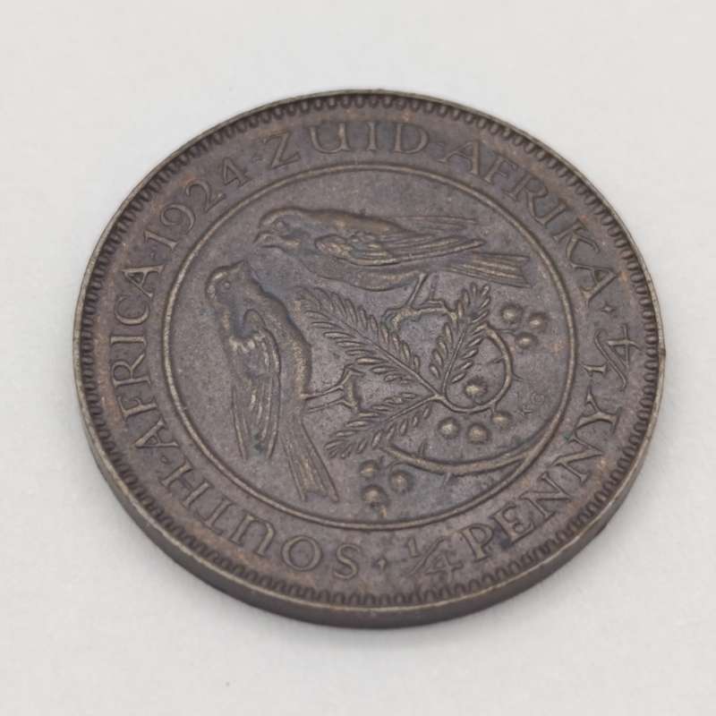 South Africa 1924 Farthing AU+