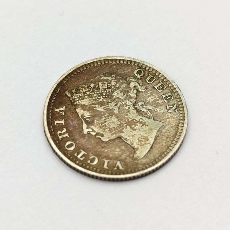 Mauritius 1886 Ten cent silver