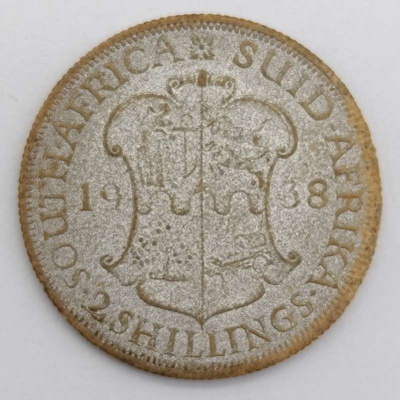 South Africa 1938 Fibre 2 Shilling