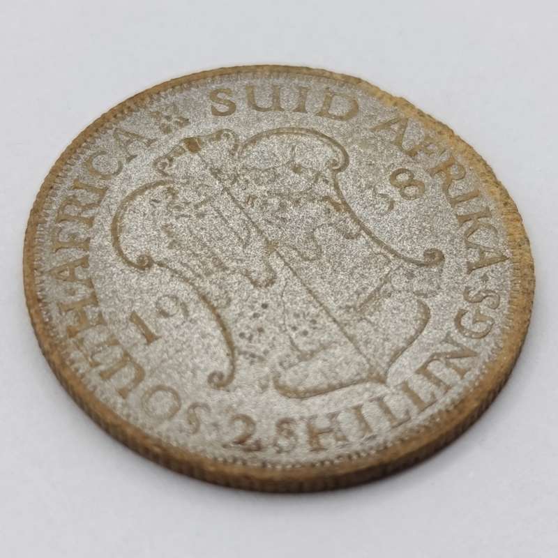 South Africa 1938 Fibre 2 Shilling