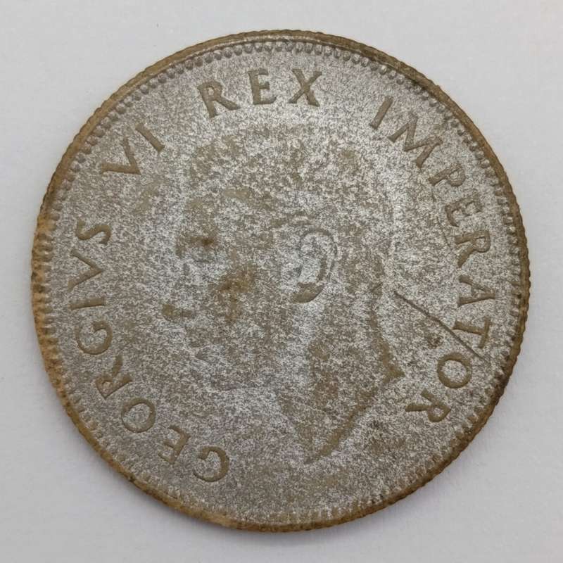 South Africa 1938 Fibre 2 Shilling