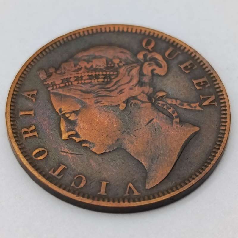 Mauritius 1884 Copper 2 cent