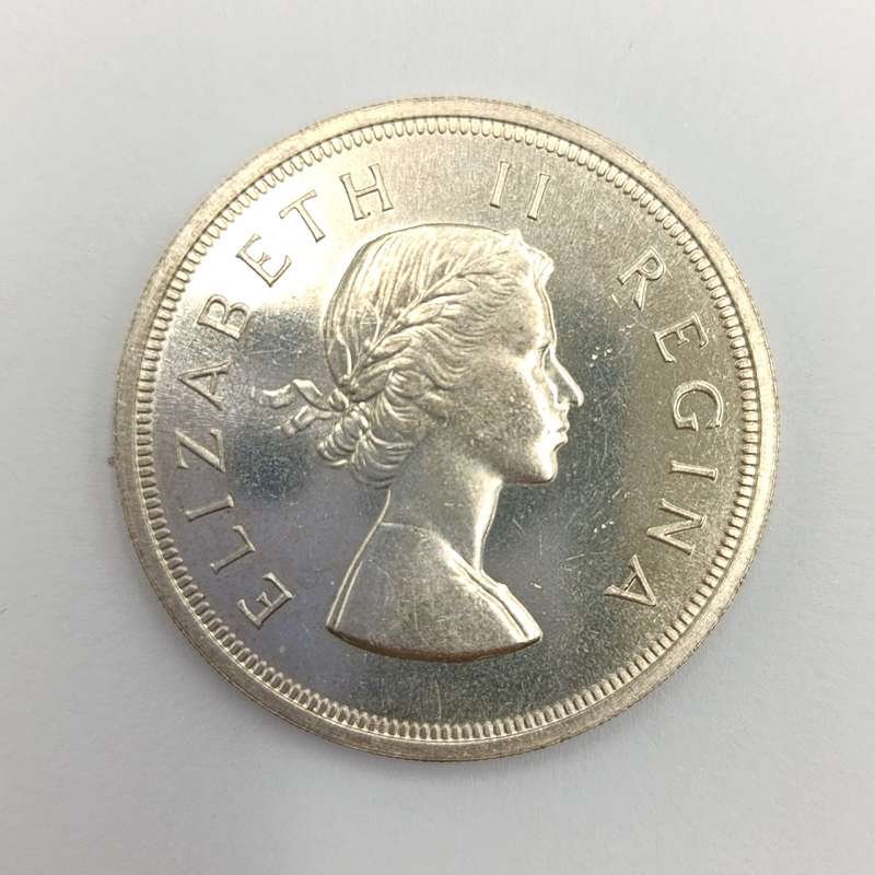 South Africa 1959 Crown 5 shilling scarce proof or proof like