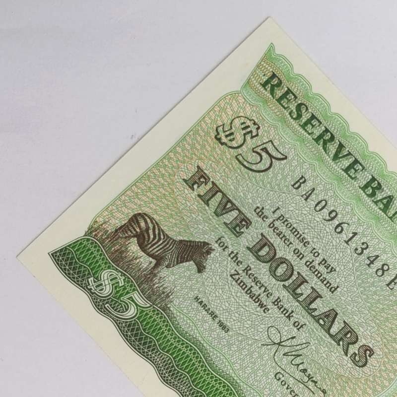 Zimbabwe 1983 Harare $5 uncirculated Pick 2c banknote