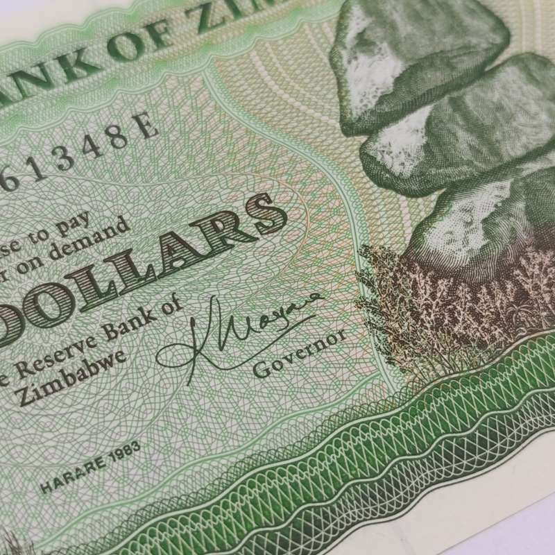 Zimbabwe 1983 Harare $5 uncirculated Pick 2c banknote