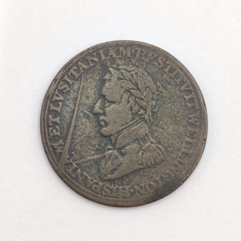 1812 Canadian 1/2 penny Merchant token - with large die crack - unsure of variety