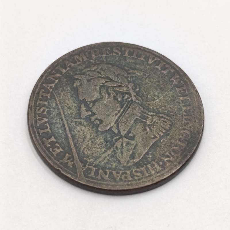 1812 Canadian 1/2 penny Merchant token - with large die crack - unsure of variety