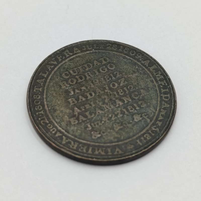 1812 Canadian 1/2 penny Merchant token - with large die crack - unsure of variety