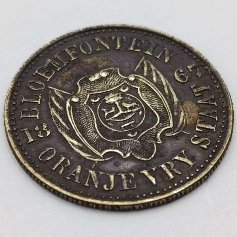 Daniel and Hyman Goed Voor 2 Shilling token with letter from National Museum