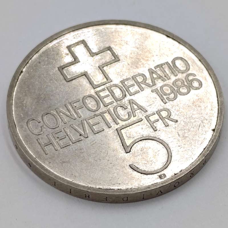 1986 Switzerland 5 Francs commemorative non-circulating coin - Battle of Sempach
